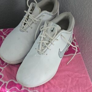 Nike White and Gray Athletic Shoes